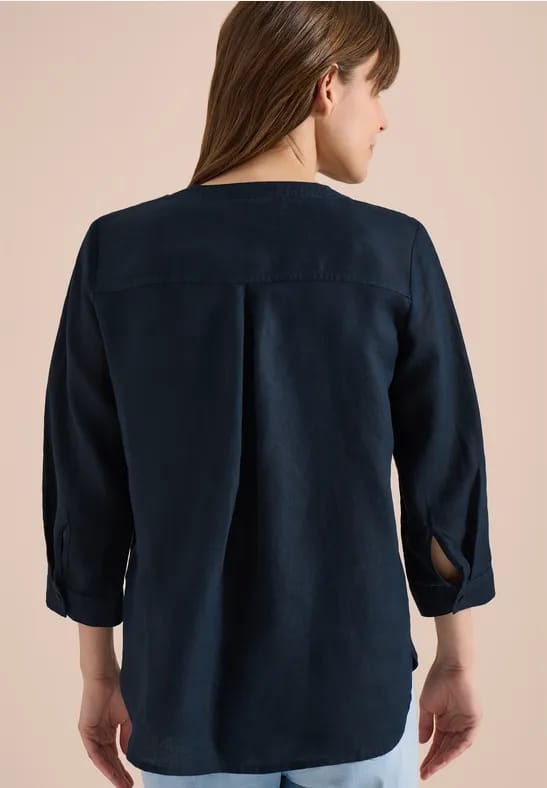 Tuniek met 3/4 mouwen van puur linnen