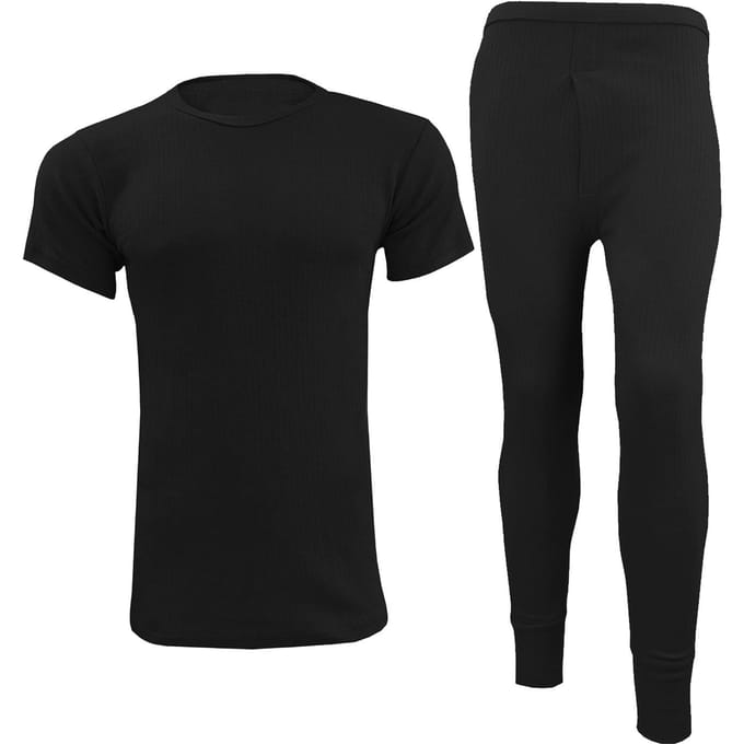 Enzo | Heren Thermo Set Korte Mouw Top & Onderbroek
