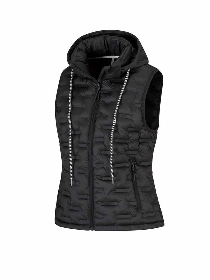 BJØRNSON Clara Bodywarmer Dames - Winddicht - Maat 44 - Zwart