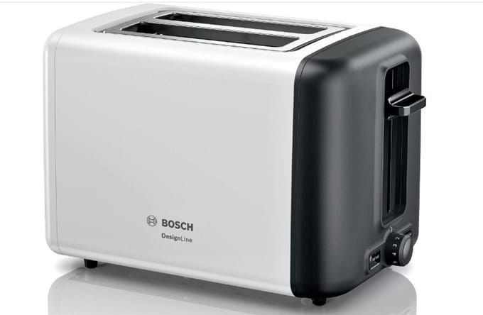 Bosch TAT3P421 - DesignLine - Broodrooster - Wit/Zwart