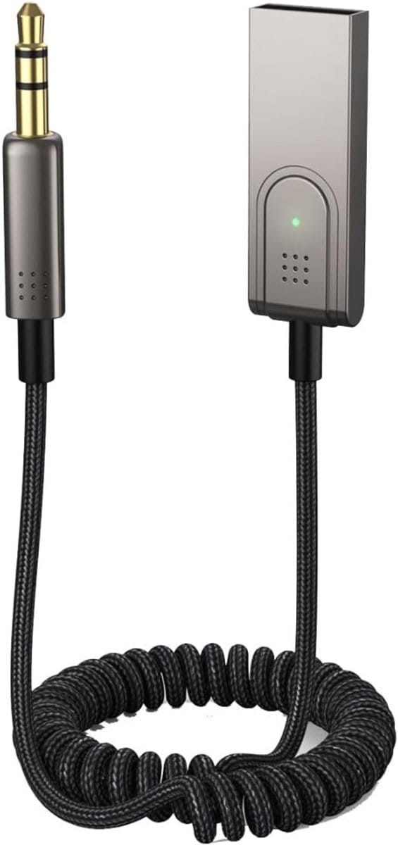 MRKK® Bluetooth Receiver Aux - Ontvanger - Carkit - Zwart