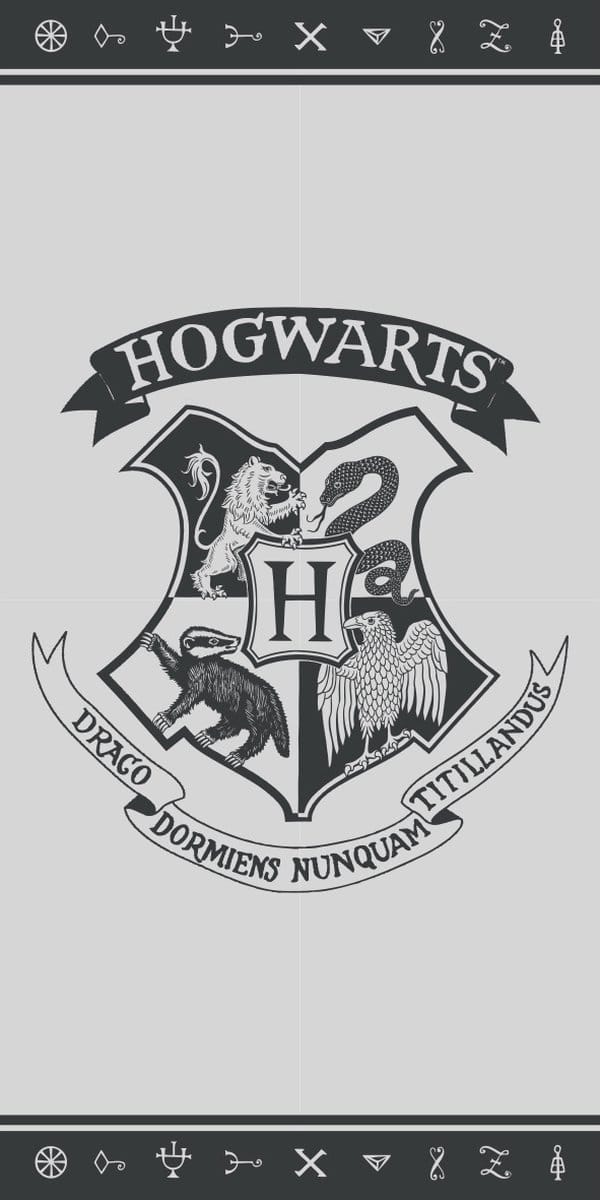 Harry Potter Strandlaken Hogwarts - 70 x 140 cm - Multi