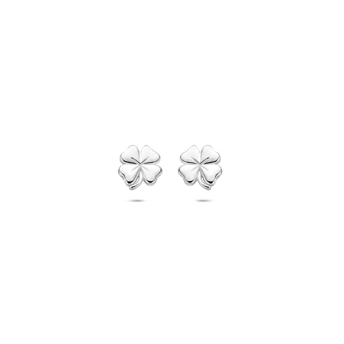 Glams Glams Oorknoppen - klavertjes - Zilver - 5.5 mm - Zilver