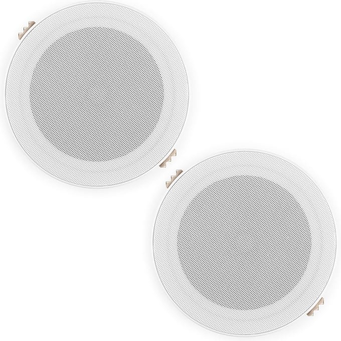 Power Dynamics MSLP50 Marine Speaker Set - 2x waterdichte speakers low profile - 5 Inch - 80W - Wit