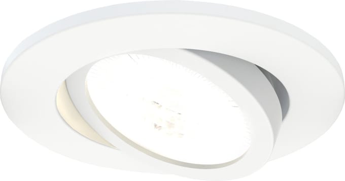 Ledvion - LED Inbouwspot - Wit - Dimbaar - 7W - IP65 - CCT - COB - Ø90mm