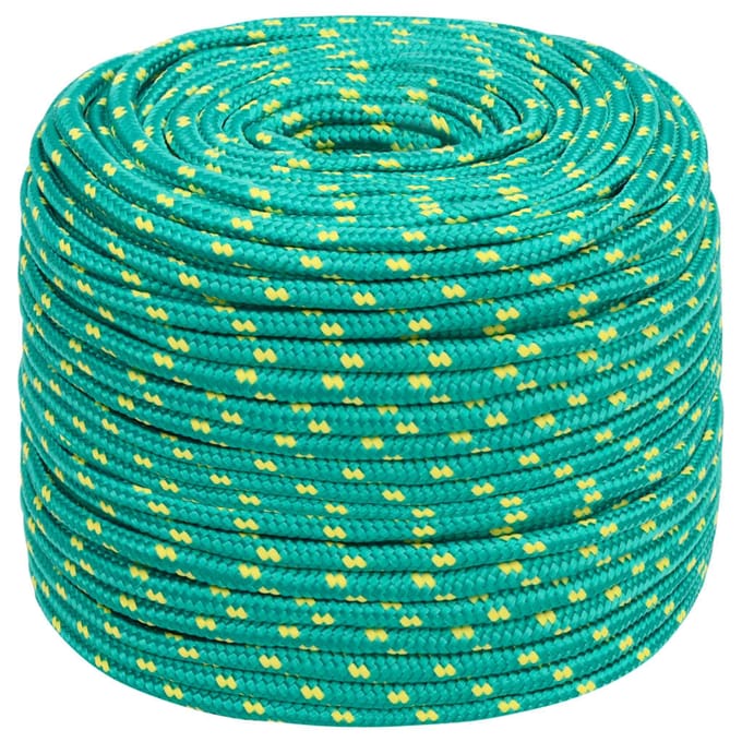 vidaXL - Boottouw - 8 - mm - 50 - m - polypropyleen - groen