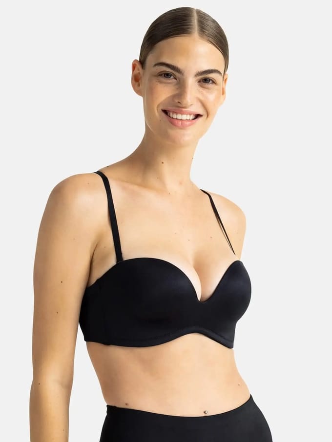 Dorina strapless BH - Bandeau bh - Sublime Sculpt - 95B - Zwart.