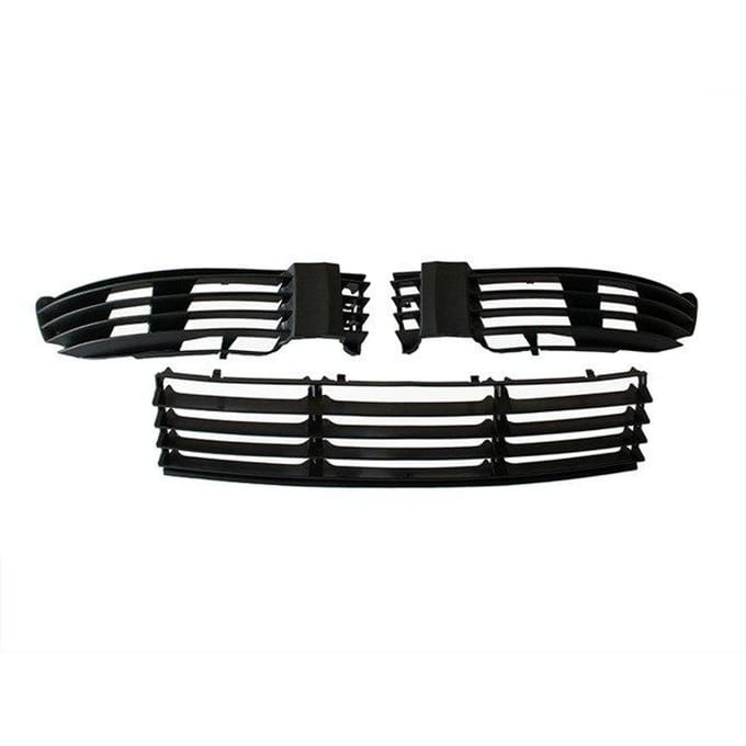 MODECAR - Voorbumper Grill Set - VW Passat B5 2000-2005 - Zwart - Links, Rechts en Midden
