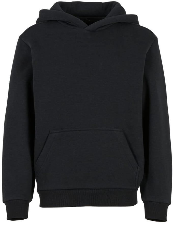 Urban Classics - Fluffy Kinder hoodie/trui - Kids 122/128 - Zwart