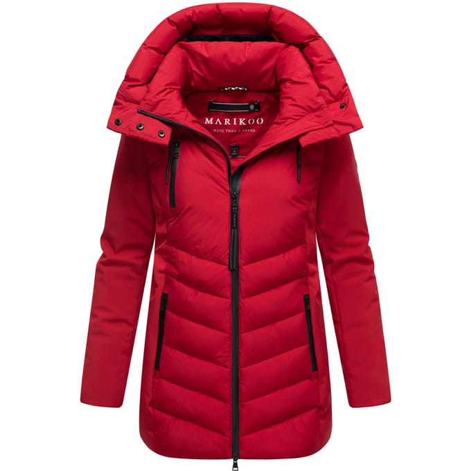 Marikoo dames winterjas Tivaa XVI met softshell & afneembare capuchon