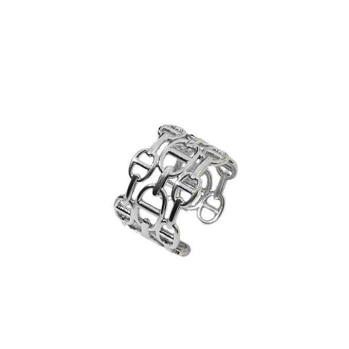 Overdreven En Modieuze Dames Open Eind Ring, Verstelbaar En Kleurecht, Een Trendy Item In Handjuwelen