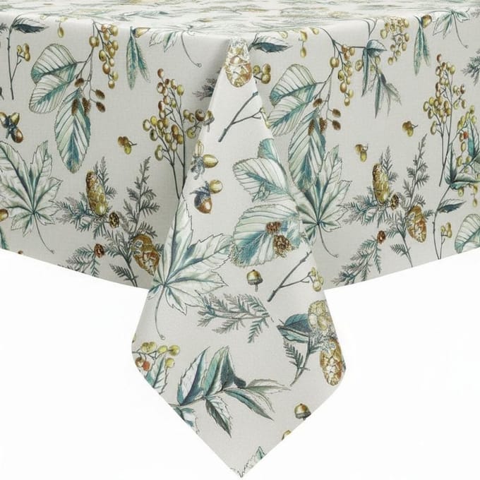 Protecttable - Tafelzeil Herfst Wilde Bessen en Bladeren 140x320cm - Tafelkleed Afwasbaar - Kunststof