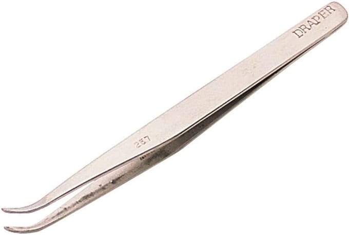 Professionele Pincet 120 mm Gekromd voor Precisiewerk