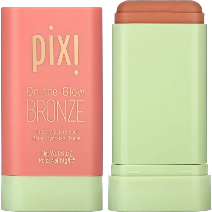 Pixi Beauty, On-the-Glow Bronze, getinte vochtinbrengende stick, warme gloed, 19 g (0,6 oz) brown