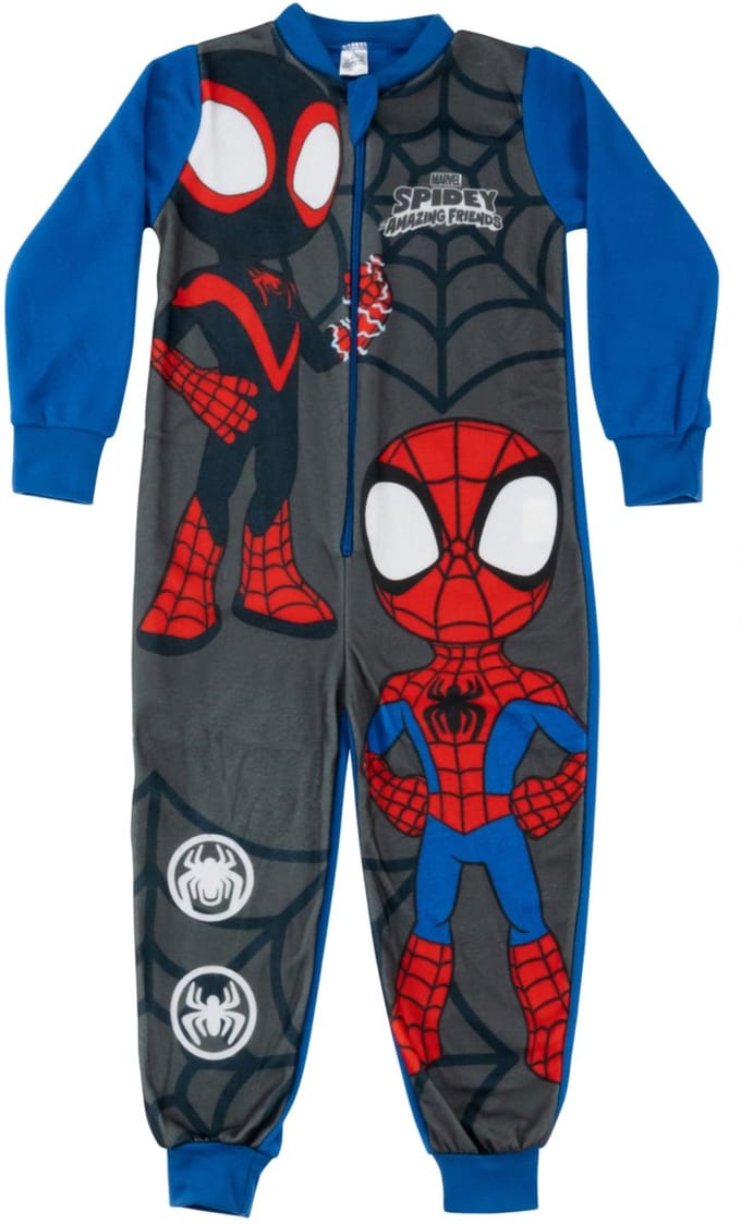 Marvel Spiderman Onesie / Jumpsuit - Fleece - Maat 122/128