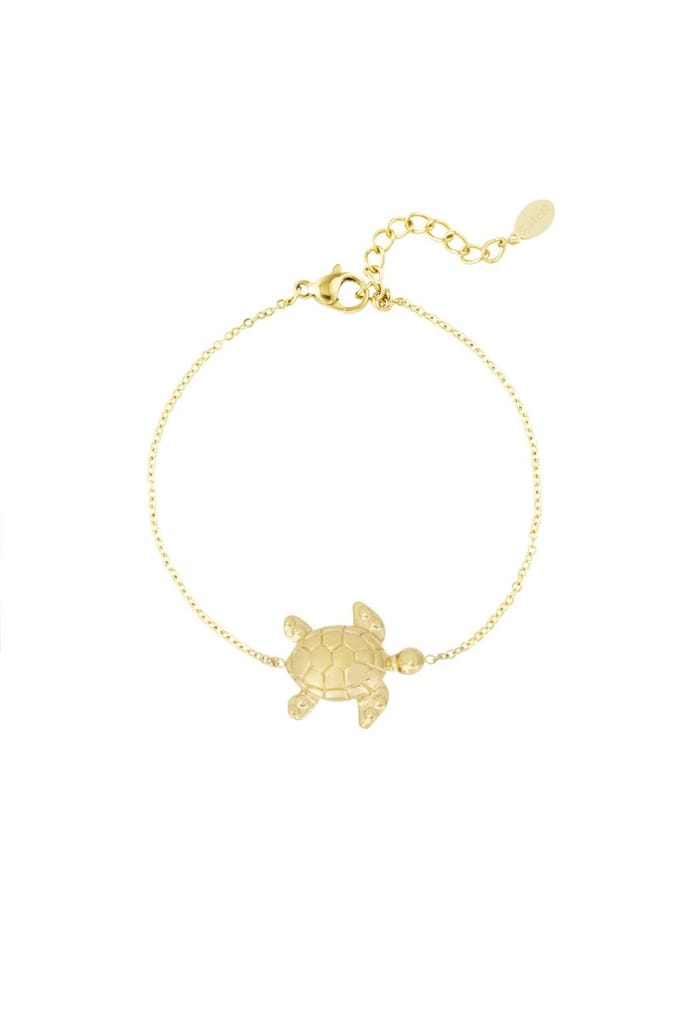Bijoutheek Armband (Sieraad) Schildpad Goudkleurig