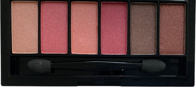 Easy Paris - Oogschaduw Palette Brights - 6 tinten roze en bruin - Nummer 10