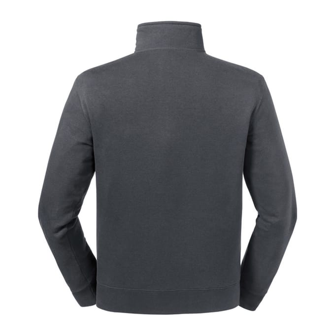 Russell Heren Authentieke Kwartier Ritssweatshirt (Konvooi Grijs)