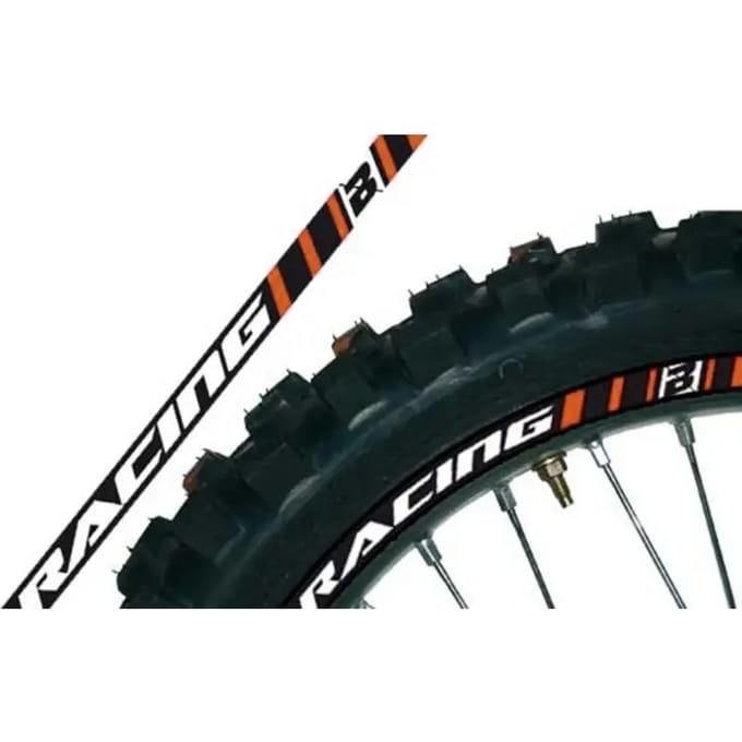 Motorcycle Rim Decoration Stickers Blackbird Racing