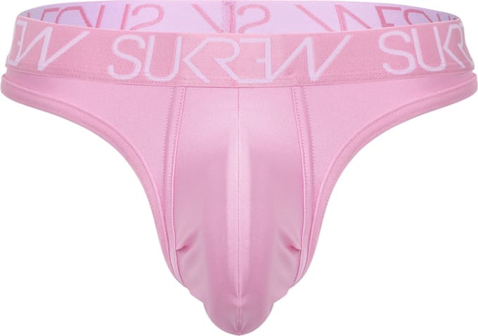 Sukrew Classic String Soft Pink - Maat XS - Heren Ondergoed - Herenstring - Pearl Collectie