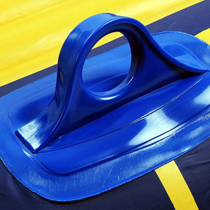 Dubbele Kajak Verdikte Opblaasbare Visboot Water Opblaasbare Boot Tweepersoons Rubberboot geel