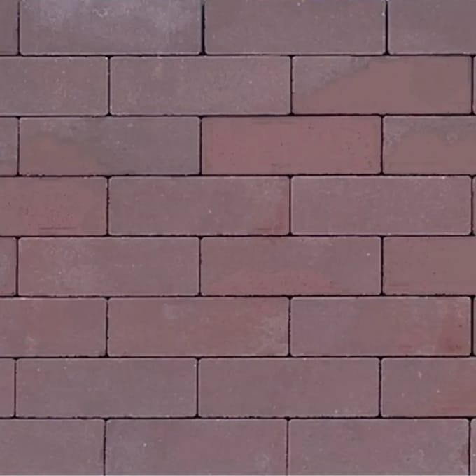 Strackstone Kera GRN+ Dikformaat 21x7x8 vlak elleboogverband rood-bruin PL2