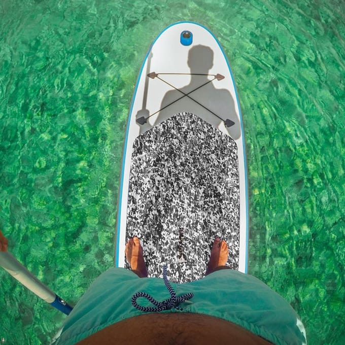 EVA Antislipmat voor Bootdekken Kajaks Surfboards Paddleboards Skimboard gray