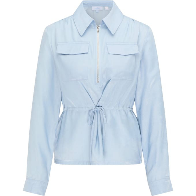 usha Slip-on blouse Dames lichtblauw