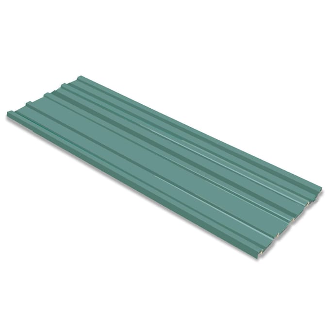 vidaXL - Dakpaneel - 12 - st - Groen - 129 - x - 45 - cm - Gegalvaniseerd - staal