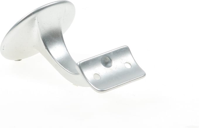 Hermeta Leuninghouder 65mm - Rond zadel M8 Naturel