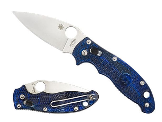 Spyderco Zakmes Manix 2 Lightweight Translucent Blue CTS BD1 PE