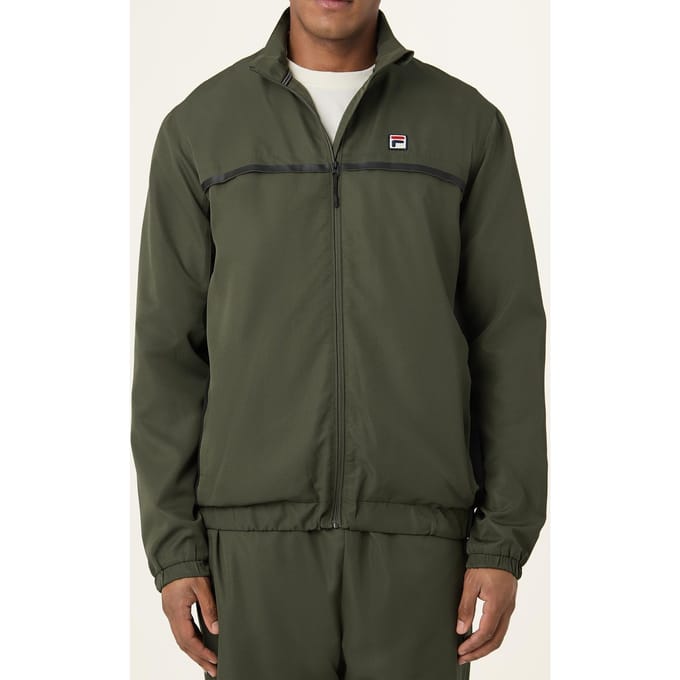 FILA San Siro Regular Blocked Woven Track Jacket Black Taglia: S | Giacche leggere Outlet | Uomo | Nero