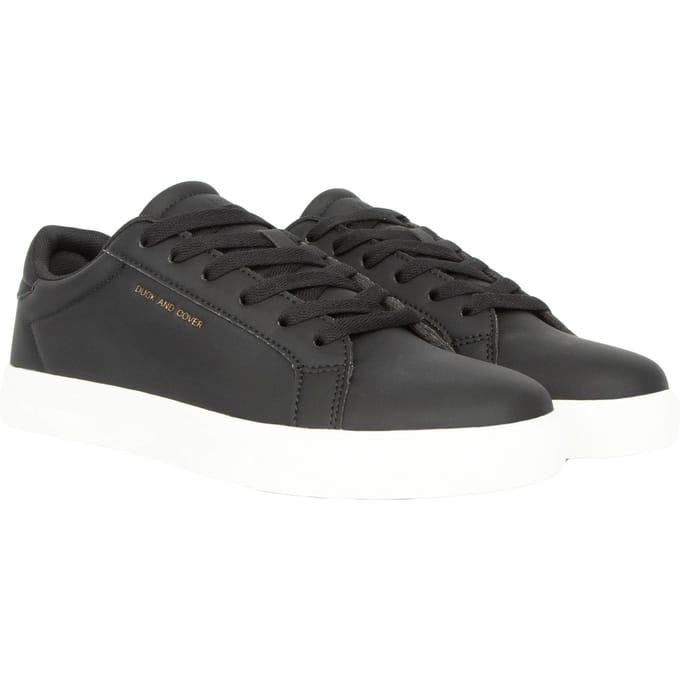 Duck and Cover Heren Claspar Trainers (Zwart)