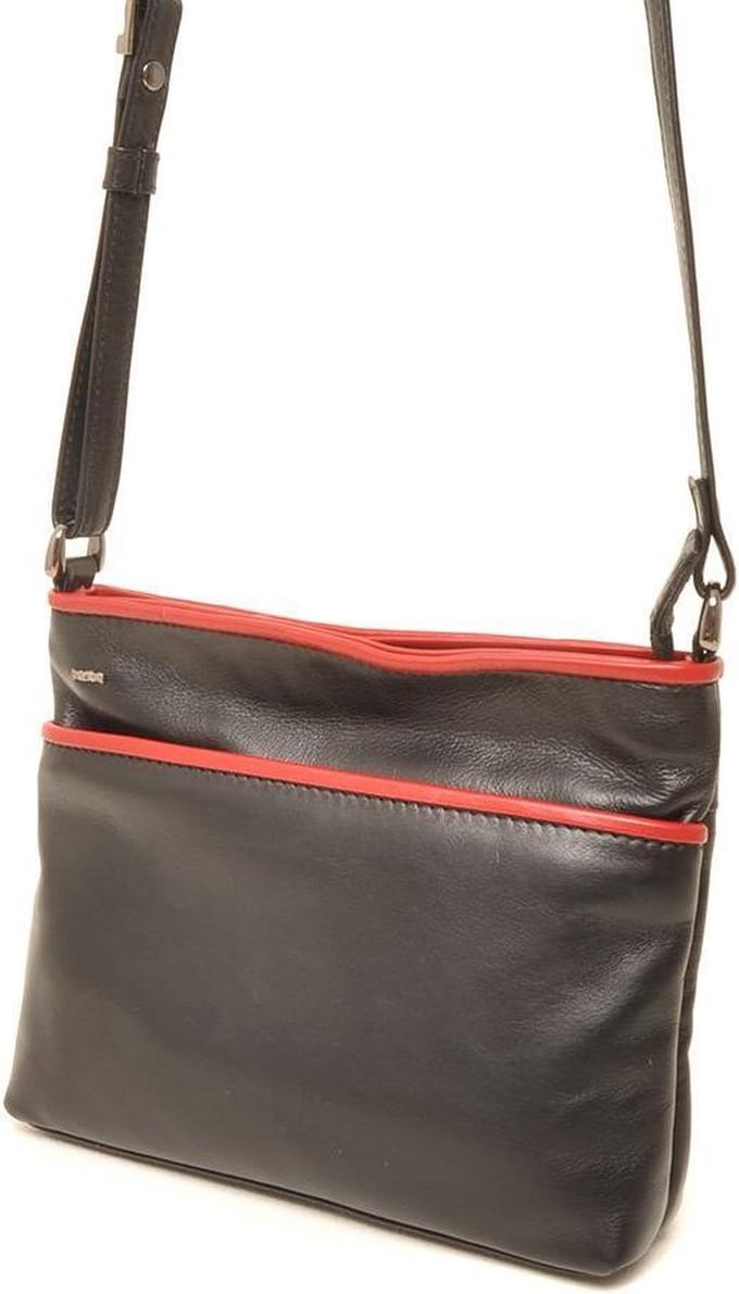 Berba | Soft | Damestas | crossbody-tas | Tas | Zwart | Leer