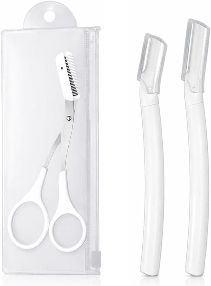 Gezichtshaar Trimmer - Wenkbrauw Trimmer - Precisie Styling - Draagbaar Compact Formaat - 10.9 x 10.1 cm