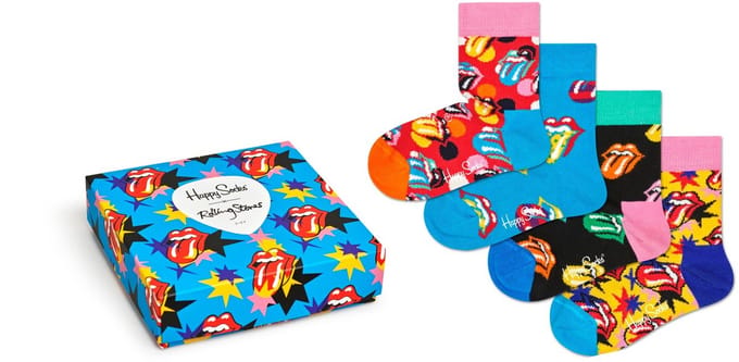 Happy Socks Kids Rolling Stones Giftbox - Maat 22-24