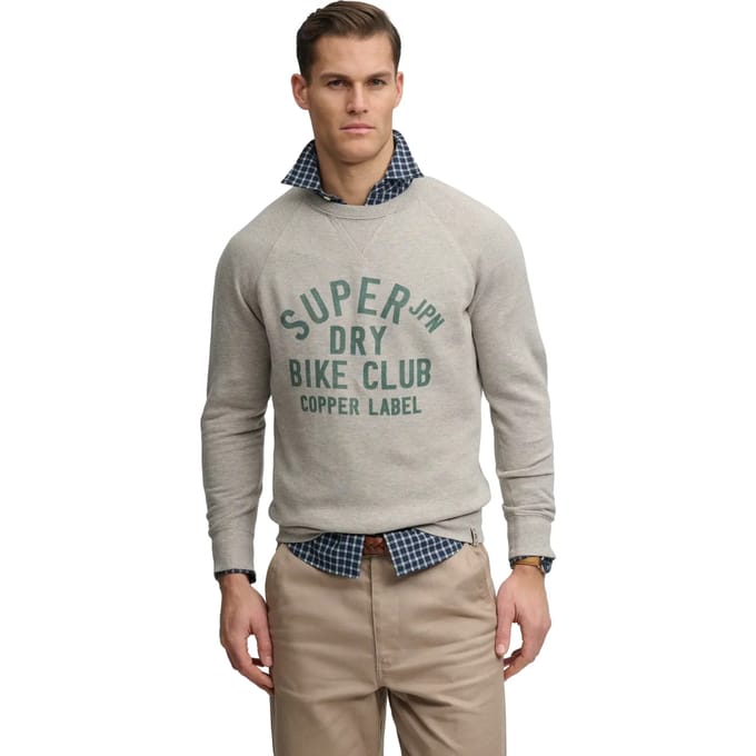 Bedrukt sweatshirt Superdry Merchant Vintage