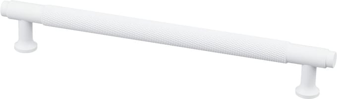 Handgreep Wit - diamond cut - 192mm/224mm