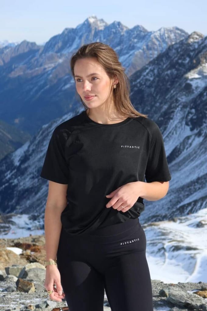 Fittastic Sportswear T-shirt - Chic black (Beschikbaar in verschillende maten)