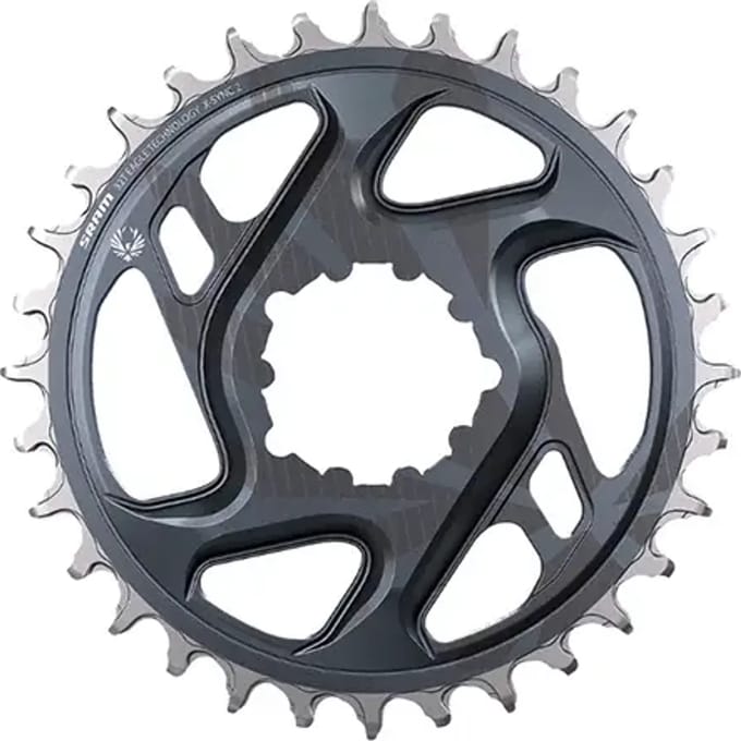 Sram X-sync 2 Eagle Cold Forged Direct Mount 6 Mm Offset Kettingblad Zwart 34t