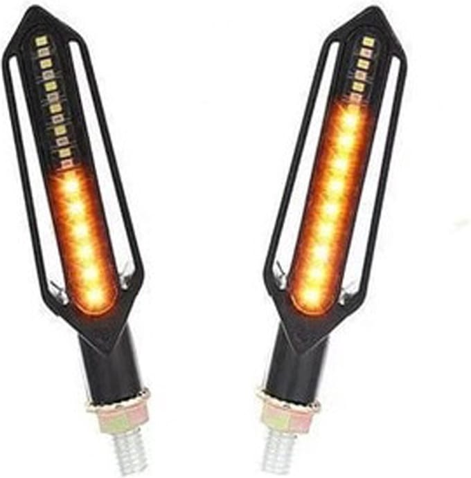 Dynamische motor richtingaanwijzers - 24 LEDs - 2 stuks