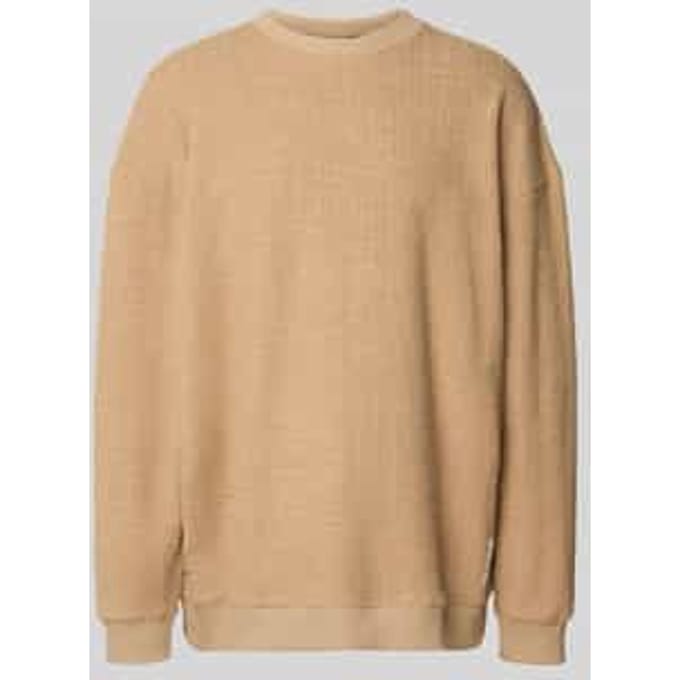 Oversized sweatshirt met logopatch
