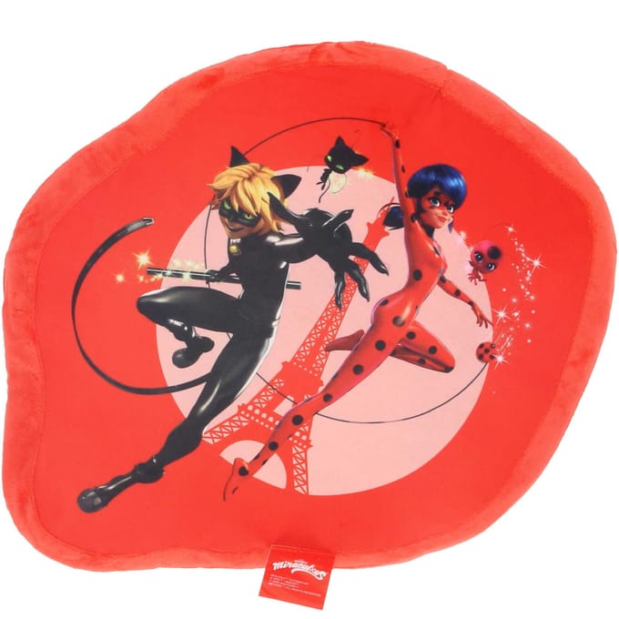 Sierkussen - Lady Bug Meisjes - Rood - 36 Cm X 36 Cm