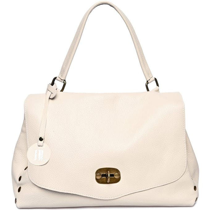 Anna Luchini Beige Rundleer Tas