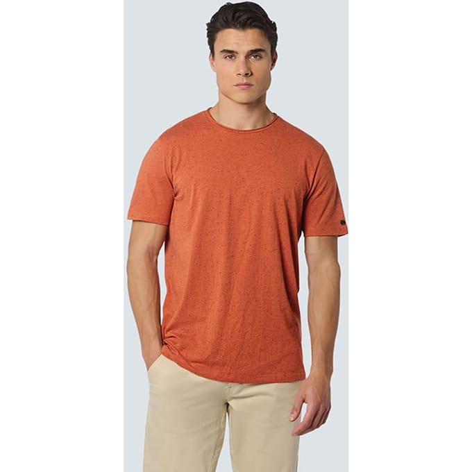 No Excess T-shirt Crewneck Melange Melon Größe: XL | Basic T-Shirts Outlet | Herren