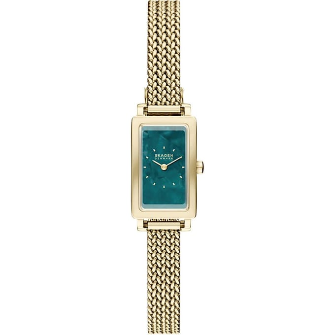 Skagen Hagen Micro Vrouwen Horloge 16 mm Goudkleurig