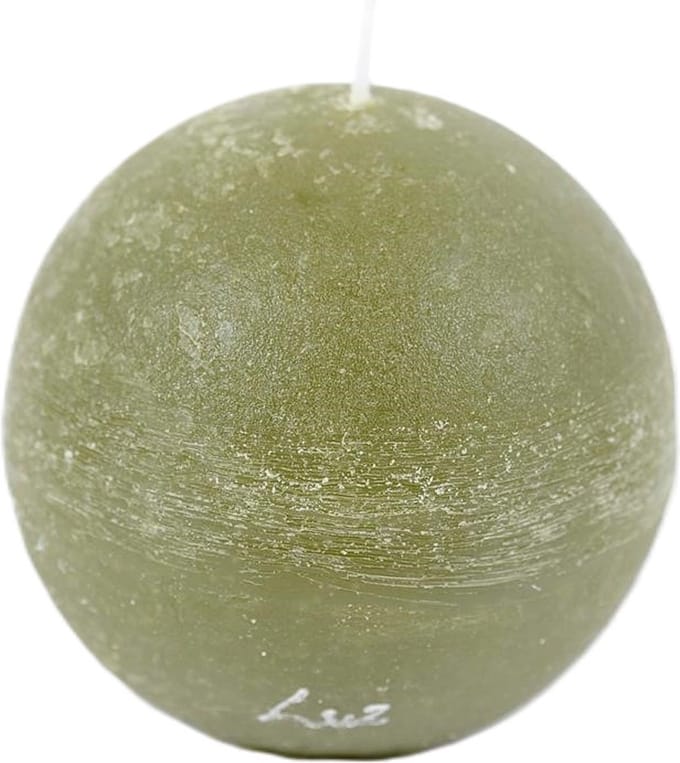 Rasteli Luz Your Senses Kaars- Bolkaars Groen D 10 cm