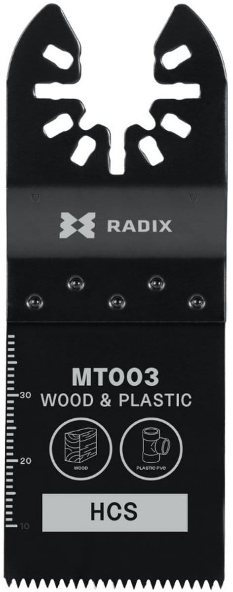 Radix - Multitool zaagblad - HCS - 14 tanden (1.8mm) - Geslepen - 40x34mm