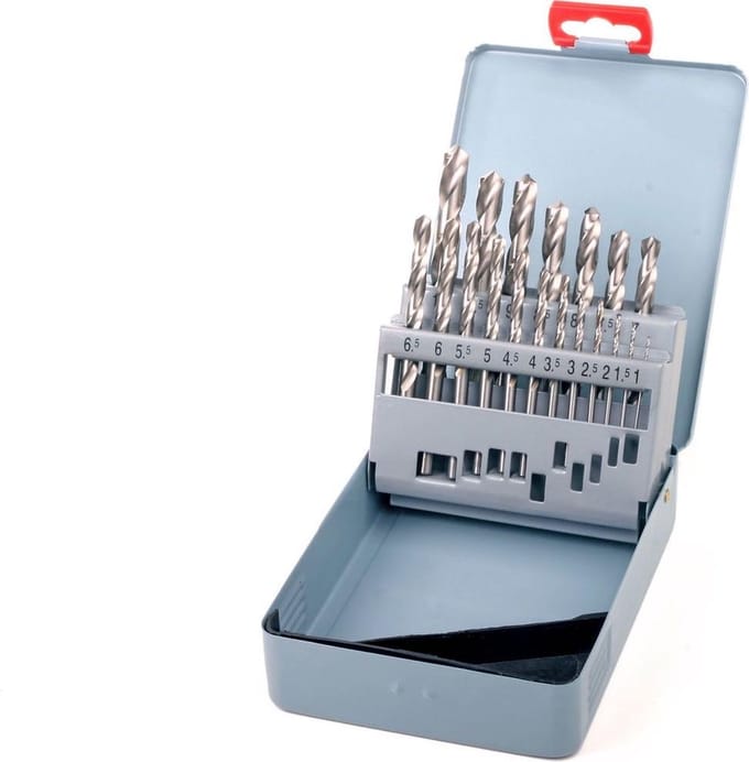 HBM HSS M2 Borenset 1-10 x 0,5 mm voor Metaal