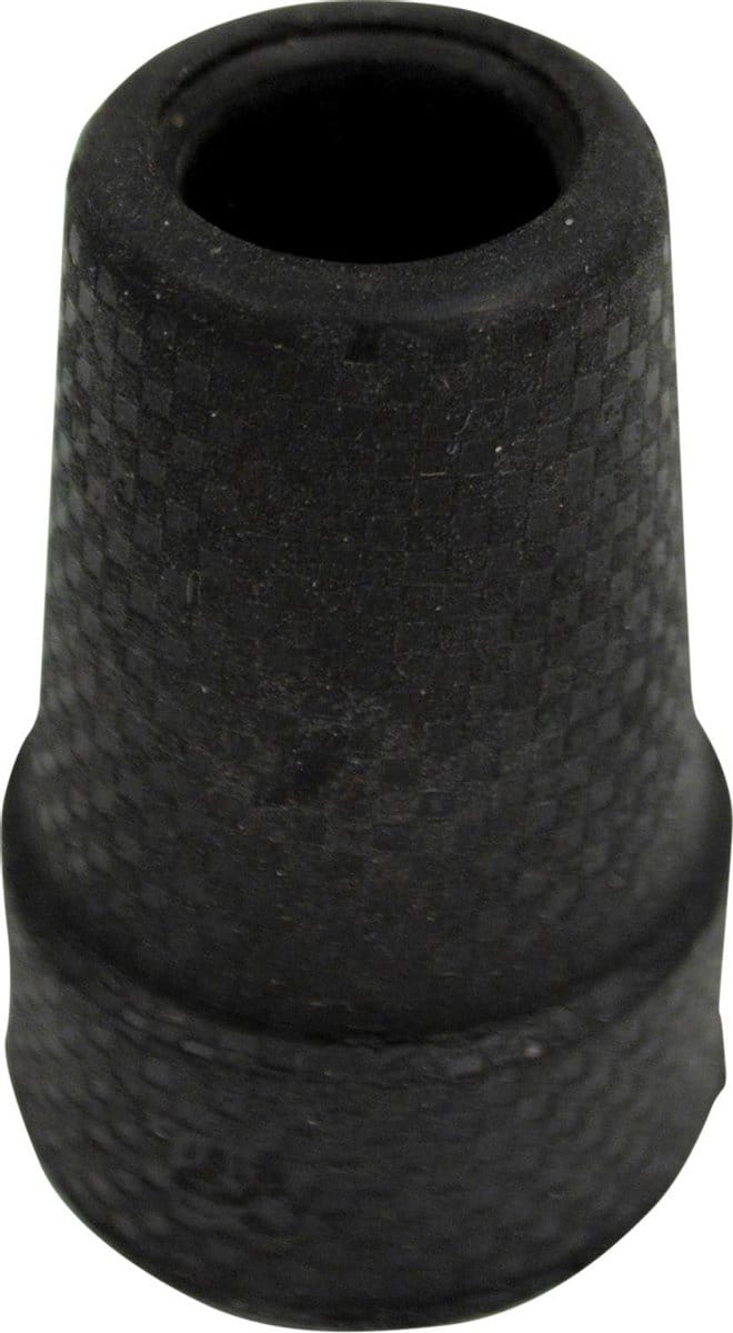 Aidapt Dop voor wandelstok - Antislip rubber 22 mm - Zwart